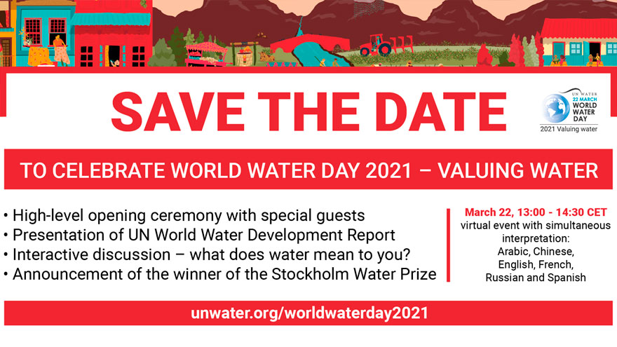 22 de Marzo. Día Mundial del Agua